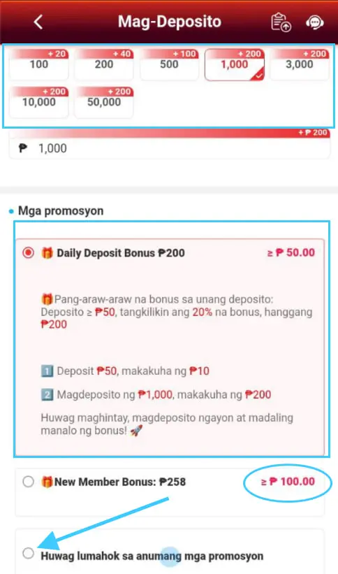 GCash and Maya Deposit Process